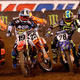 Monster Energy Supercross competition in East Rutherford, New Jersey in 2016. Photo credit: Elsa/Getty Images